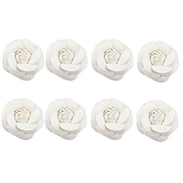 Imagem de Fodattm 8 peças sandálias de casamento de couro sintético flor rosa sapatos decoração berloques artesanato acessórios achados cachecol botas de inverno sapatos bolsa pacote acessórios material flor