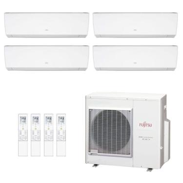 Imagem de Ar-Condicionado Multi Split Inverter Fujitsu 35.000 (1x Evap HW 9.000 + 1x Evap HW 12.000) Quente/Frio 220V