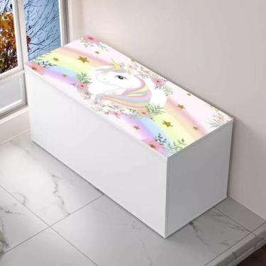 Imagem de Baú Organizador Porta Brinquedos 100% MDF Personagens Infantis - Home 