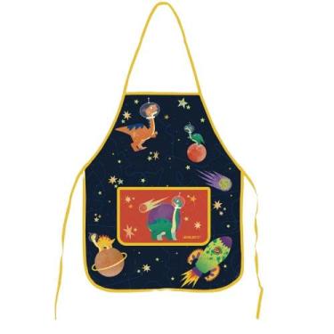 Imagem de Avental Infantil Escola Artes Pintura Com Bolso Dinossauro - Eco