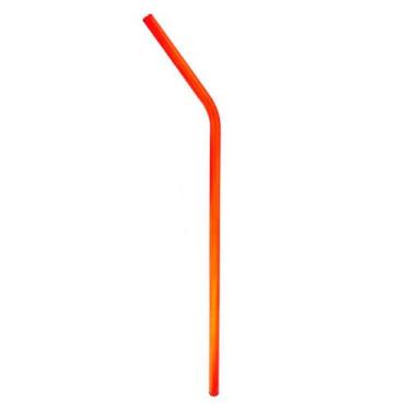 Imagem de Canudo de Vidro Curvo 6mm - Can.u.do, Laranja