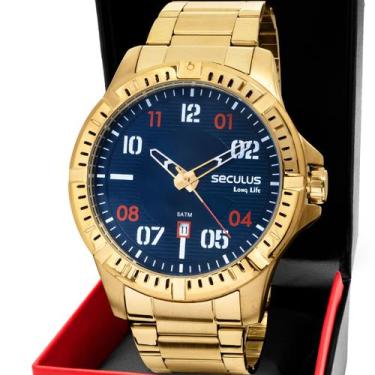 Imagem de Relógio Seculus Masculino Long Life 44209GPSVDA3