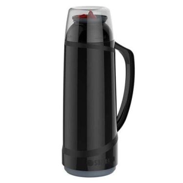 Imagem de Garrafa Térmica Cristal 1L Soprano Preto