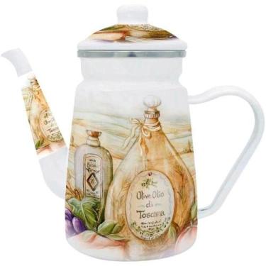 Imagem de Bule Esmaltado Com Indução Italy Premium Chá Café 1,2 Litros - Gici Ca