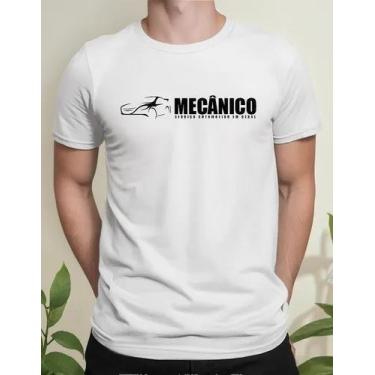Imagem de Camiseta Camisa Adulto 100% Algodão Uniforme Profissional Mecânico Ofi