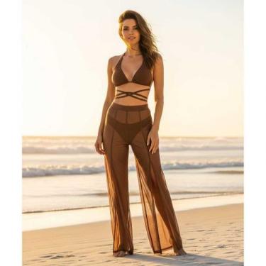 Imagem de Conjunto de biquini Deusa Tropical O Biquíni Glamour com Saída de Prai
