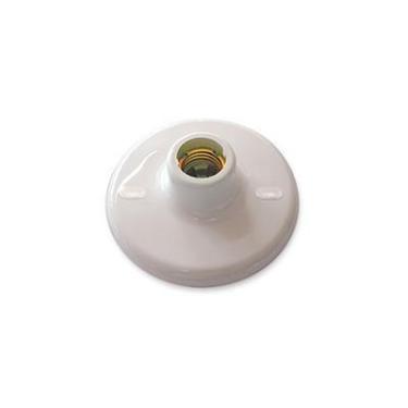 Imagem de Kit 10 Plafonier Plafon Bocal E27 Porcelana 100w Bivolt - Blumenau Ilu