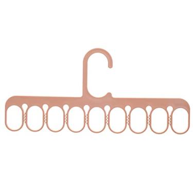 Imagem de HEEPDD 9 Buracos Cabide de Roupas, Organizador de Guarda -roupa de Armário, Rack de Suspensão Multifuncional para Meias de Cachecol Nan Nan (Laranja)
