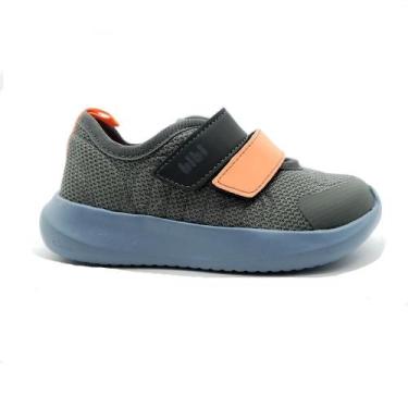 Imagem de Tênis Bibi Infantil Menino 1232151, 24, Grafite, Eletric, Preto