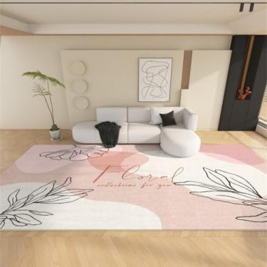 Imagem de Tapetes de luxo para sala de estar, macios e fofos, abstratos, para áreas grandes, grossos, para decoração de quarto, carpete de pelúcia para casa (200x300 cm/K)