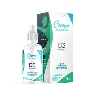 Imagem de Vitamina D3 2000UI Cromo Bem Estar 30ml