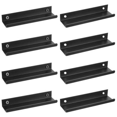 Imagem de Josojoou Suporte de parede para prateleira de disco de vinil, suporte de vinil de metal preto, disco de prateleira de exibição de parede, suporte de exibição de álbum minimalista para colecionadores