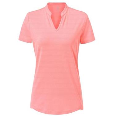 Imagem de Camisa de caminhada Rdruko para mulheres de manga curta SPF 50+ rosa