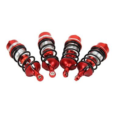 Imagem de Domary RC Dianteiro Amortecedor Traseiro, Alumínio Liga Alta Elástica Primavera RC Amortecedor Parte para ARRMA 1/7, INFRAÇÃO, Outros Carros RC (Vermelho)