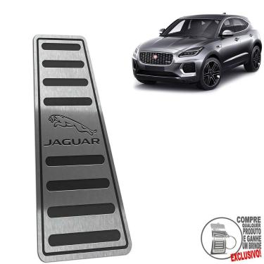 Imagem de Descanso De Pé Aço Inox Jaguar E-Pace 2018 A 2020 Preto