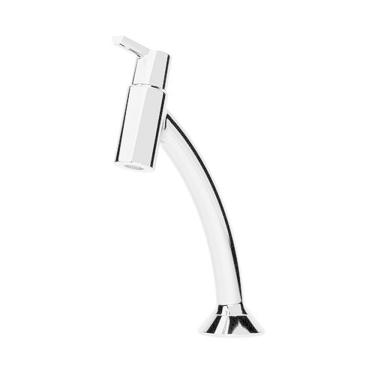 Imagem de Torneira Lavatório Curva Cromado 1/2 Com Redutor De Vazão - Blukit