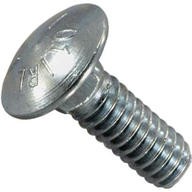 Imagem de Fixador difícil de encontrar 014973229719 grau 5 parafusos de carruagem, 1/4-20 x 3/4, peça-100