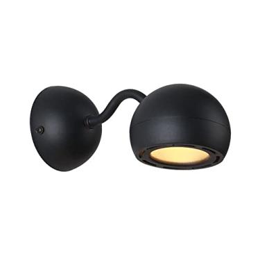 Imagem de Luminária de parede moderna, luminária de parede ajustável, luminária de parede LED com rotação de 360°, luminária de cabeceira, luminárias giratórias de parede de cabeceira, luzes de lavage