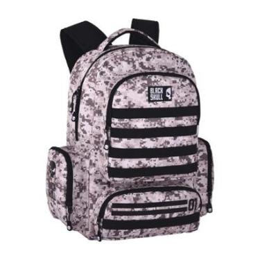 Imagem de Mochila Black Skull Bolsa Masculina Resistente Reforçada-Unissex