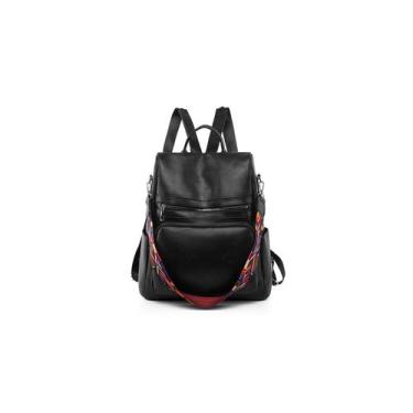 Imagem de Mochila casual para mulheres - preta - Lightbek Official Store