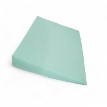 Imagem de Travesseiro Triangular Encosto, Travesseiro Antirefluxo para Berço Mini Cama Antialérgico com Capa Lavável (Capa e Espuma)(Verde)