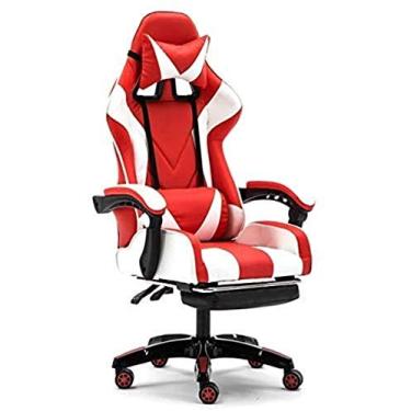 Imagem de UISLA Computador, braço ergonômico para jogos, escritório, esportes, corrida, ouro, com apoio para os pés