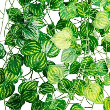 Imagem de Hera Artificial 48 Metros - Planta Artificial Trepadeira para Decoração de Casas e Jardins (Jiboia,48 Metros)