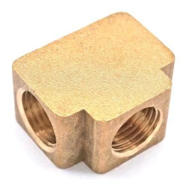Imagem de 1/20.3 cm 1/10.2 cm 3/20.3 cm fêmea Tee Cross 3 Ways 4 Ways Equal Brass Pipe Fittings Connector(3 maneiras, 3/20.3 cm)