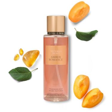 Imagem de Victoria's Secret Amber Romance Body Mist para mulheres, perfume com notas de beijos de açúcar, fragrância feminina, 250 ml