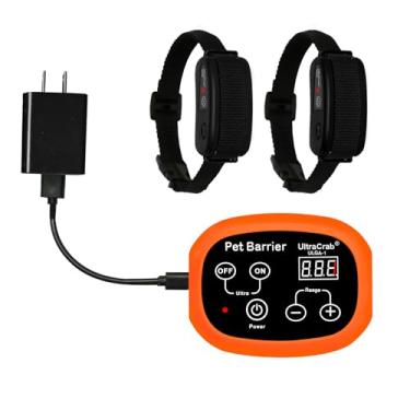 Imagem de UltraCrab Barreira interna para animais de estimação, cerca elétrica interna sem fio, portão para animais de estimação, mantém áreas fora dos limites, coleira de treinamento à prova d'água