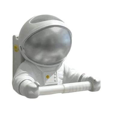 Imagem de Llazsybz Suporte de Papel Higiênico Fofo em Formato de Porta-toalhas de Papel, Fácil de Limpar, Desenho Animado, Montado Na Parede, Prata, Tamanho real