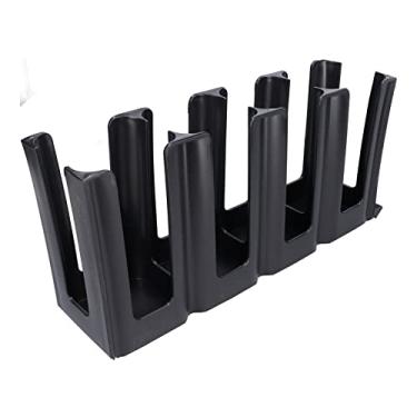 Imagem de ZJchao Dispensador de Tampa de Suporte de Copo, 4 Grades Dispensador de Copo de café Organizador de de café de Armazenamento de de Descartável Organizador de Suporte de de para Leite Loja de chá