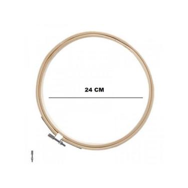 Imagem de Bastidores / Bastidor Bambu Com Tarraxa (Regulagem) Bordado Manual, Po