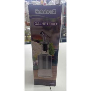 Imagem de Galheteiro - vidro e ferro inoxidável - RELOBRAZ