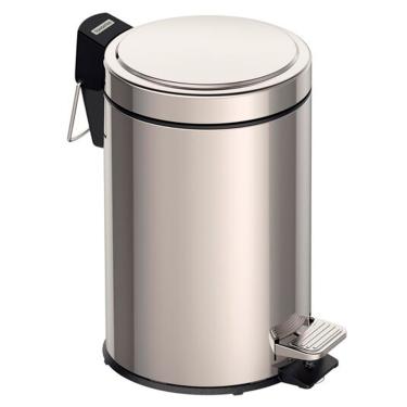Imagem de Lixeira Brasil Pedal Aço Inox Polido 3 Litros - Tramontina 94538/103