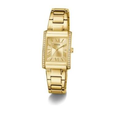 Imagem de Relógio Guess Feminino Dourado Retangular Numeros Romanos-Feminino