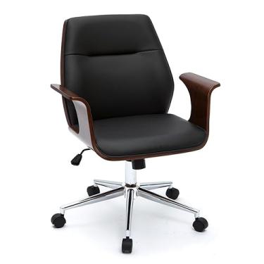 Imagem de Cadeira de Escritório Diretor Giratória Filipa Preta