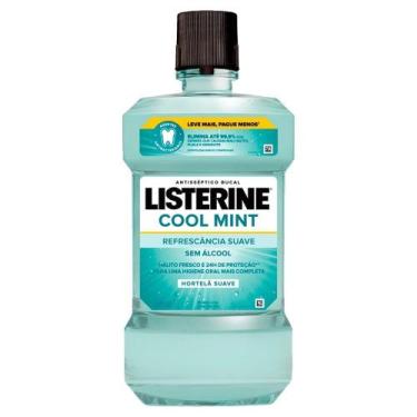 Imagem de Enxaguante Bucal Listerine, Cool Mint Refrescância Intensa, sem Álcool