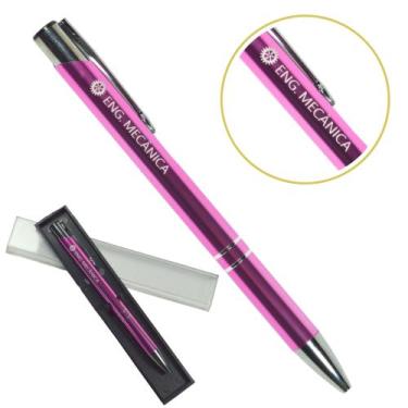 Imagem de Caneta Personalizada Cursos Metal Profissional Coloridas Engenharia Me