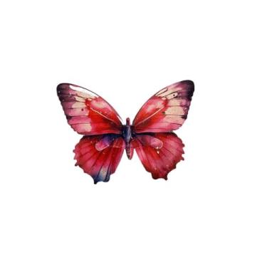 Imagem de Izpack Novidade Anel de borboleta para mulheres – Anéis de dedo de resina acrílica para afirmação de insetos, ajuste confortável, moderno e moderno, clássico, joia de amizade exagerada para filha