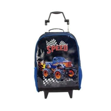 Imagem de Mochila Infantil de Rodinha Monster Jam VIABAGS - Tamanho G