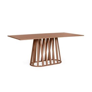 Imagem de Mesa De Jantar Retangular 6 Lugares 160x90cm Gabi Noronha - Straub Web