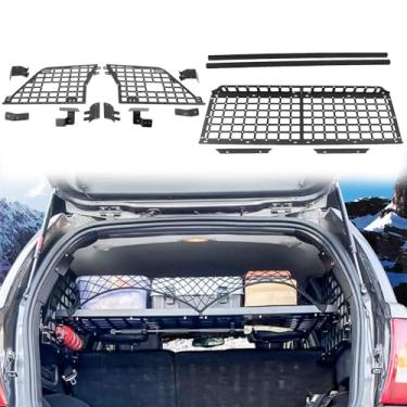 Imagem de CTH Para Jeep Grand Cherokee 1999-2005 modificação do porta-malas traseiro painel molle sistema de painel organizadores de porta-malas suporte de armazenamento suporte de bagagem, prateleira kit de