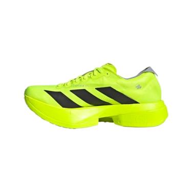 Imagem de adidas Tênis masculino Luclem/Cblack/Halsil Adizero Adios PRO 4 M Lucid lemonCore Preto/Halo Prata 42 EUA, Preto, 12.5 Wide