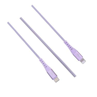 Imagem de Cabo USB-C para Lightning 1,2 m, Originais iPlace, Lilás