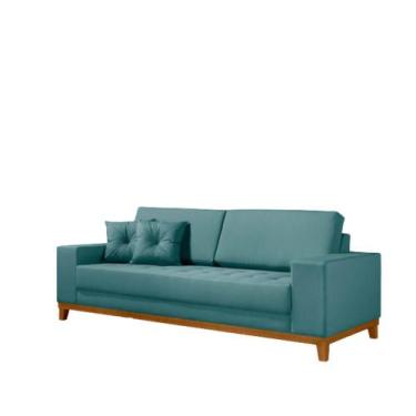 Imagem de Sofá Onix com Molas Living 2,50m - Móveis & Cia