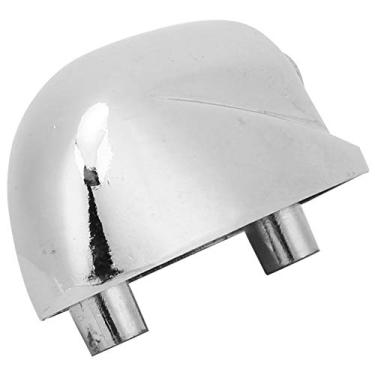 Imagem de XUXHOU Pacote de 5 Acessórios de Substituição de Gancho de Garra de Tarola Polido Brilhante para Conjunto de Tambor Prata