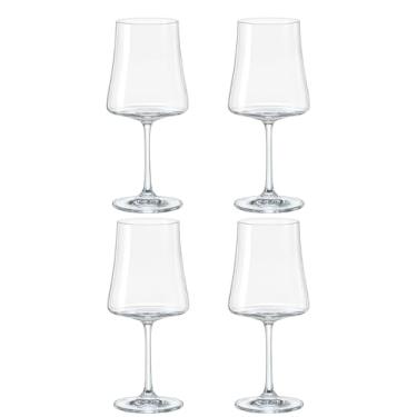 Imagem de Kit 4 Taças de Cristal para Vinho Bohemia 560ml - XTRA NDI