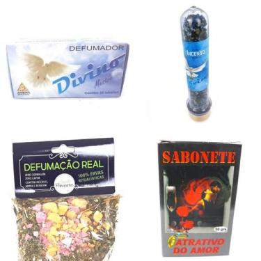 Imagem de Defumador Espiritual Umbanda Divino Mestre Atrativo Amor Limpeza Defum