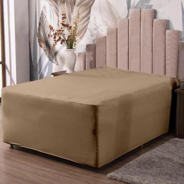 Imagem de Lençol Luva Queen Cama Conjugada Veste Colchão Box Malha 1P - Ametista